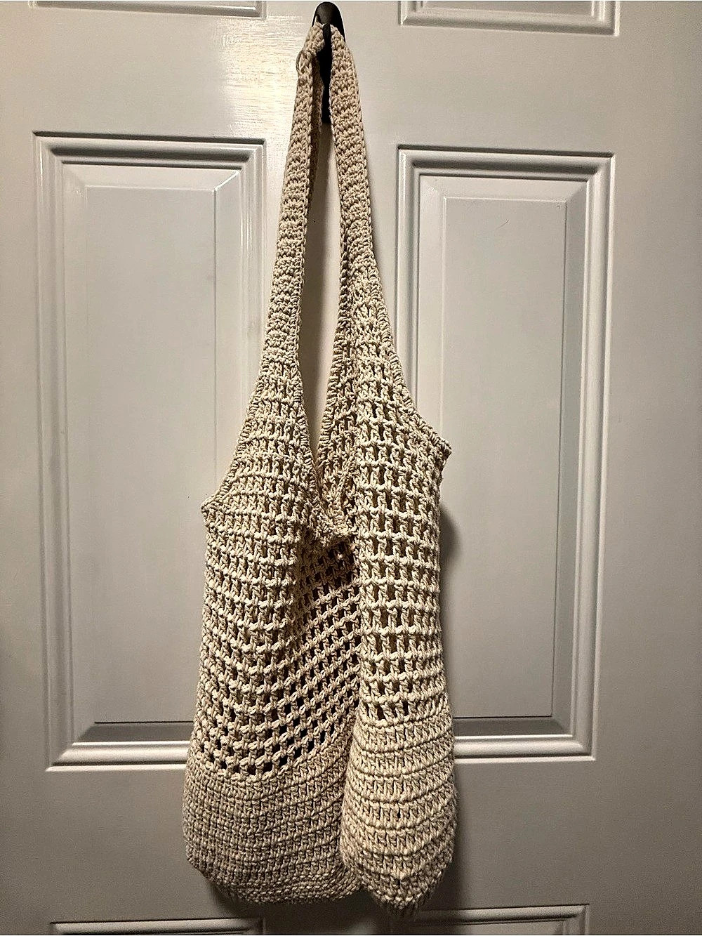 Primark Crochet Tote Beach Bag in Cream